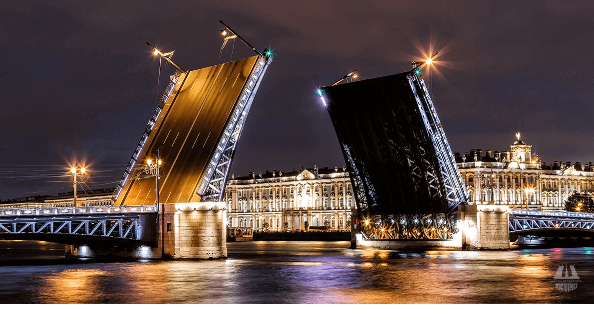 Дворцовый мост в Санкт-Петербурге. Фото: mostotrest-spb.ru