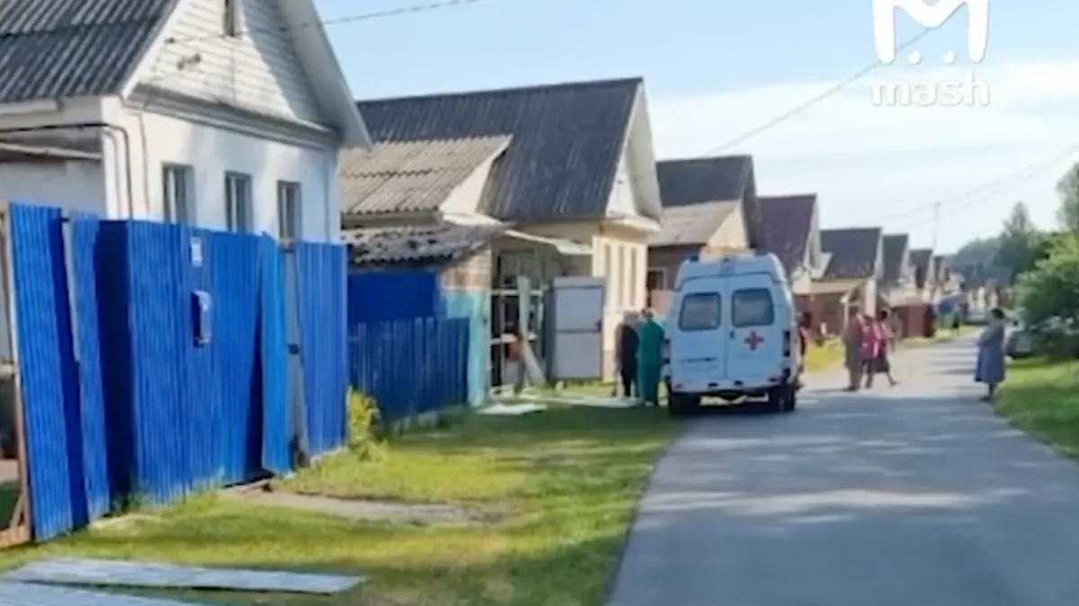 ВСУ обстреляли село Займище в Брянской области. Фото: стоп-кадр телеграмм-канал Mash 