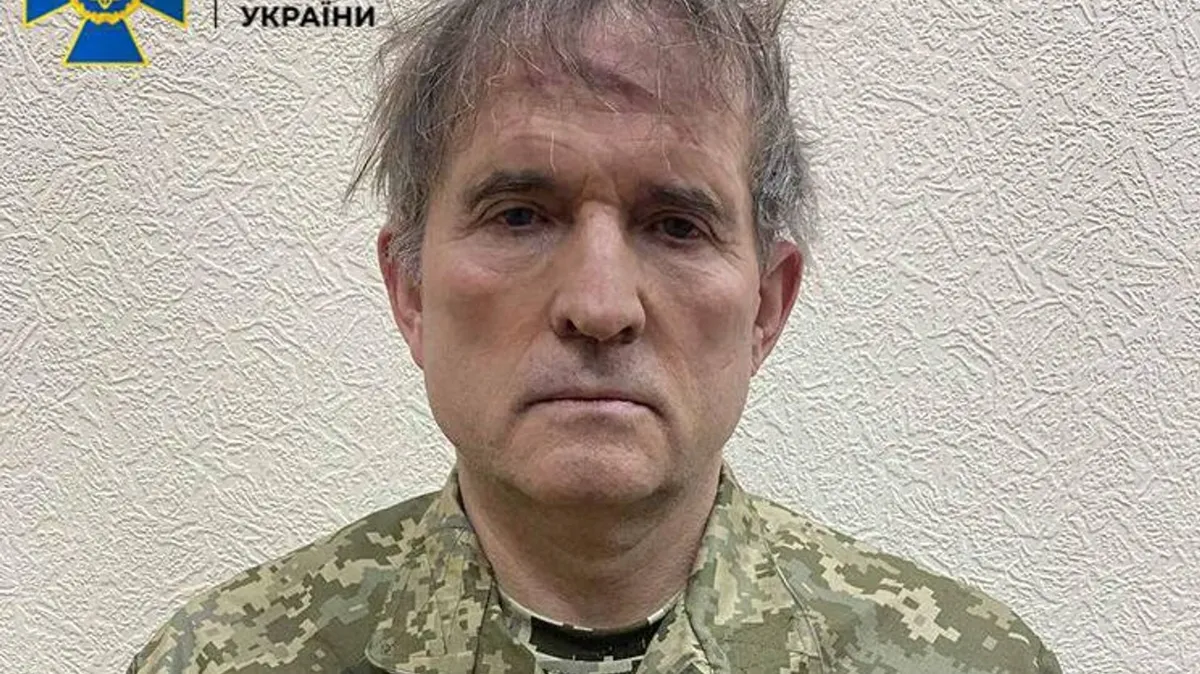 Виктора Медведчука СБУ арестовало 12 апреля. Фото: СБУ 