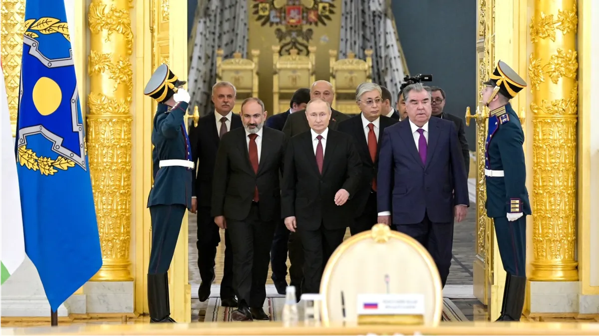 Лидеры стран-членов ОДКБ 16 мая приняли совместное заявление о военном сотрудничестве. Фото: сайт Президента России