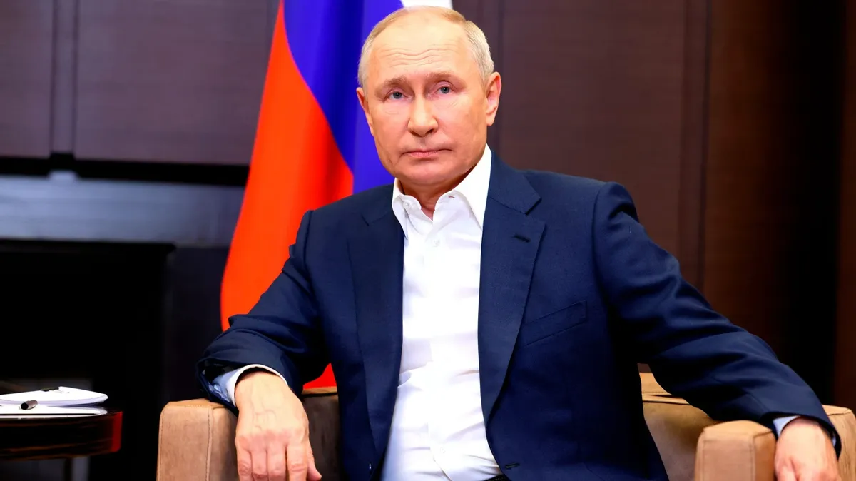 «Оно не буксует, оно провалилось» Путин высказался про контрнаступление ВСУ