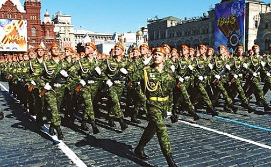 9 мая Росгвардия впервые участвовала в параде Победы в Москве