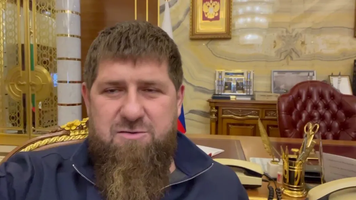 Рамзан Кадыров пообещал дойти до Киева. Фото: скриншот с видео телеграм-канал Рамзана Кадырова