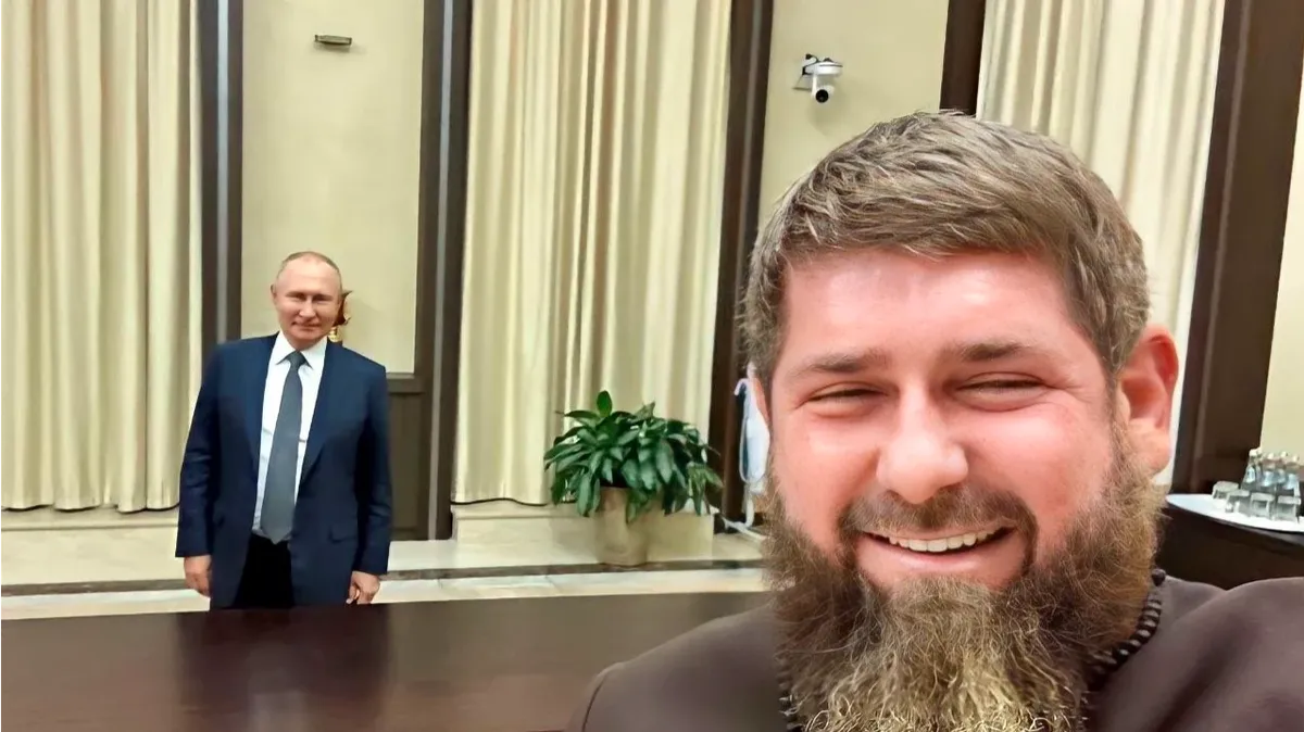 Кадыров опубликовал нестандартное селфи с Путиным