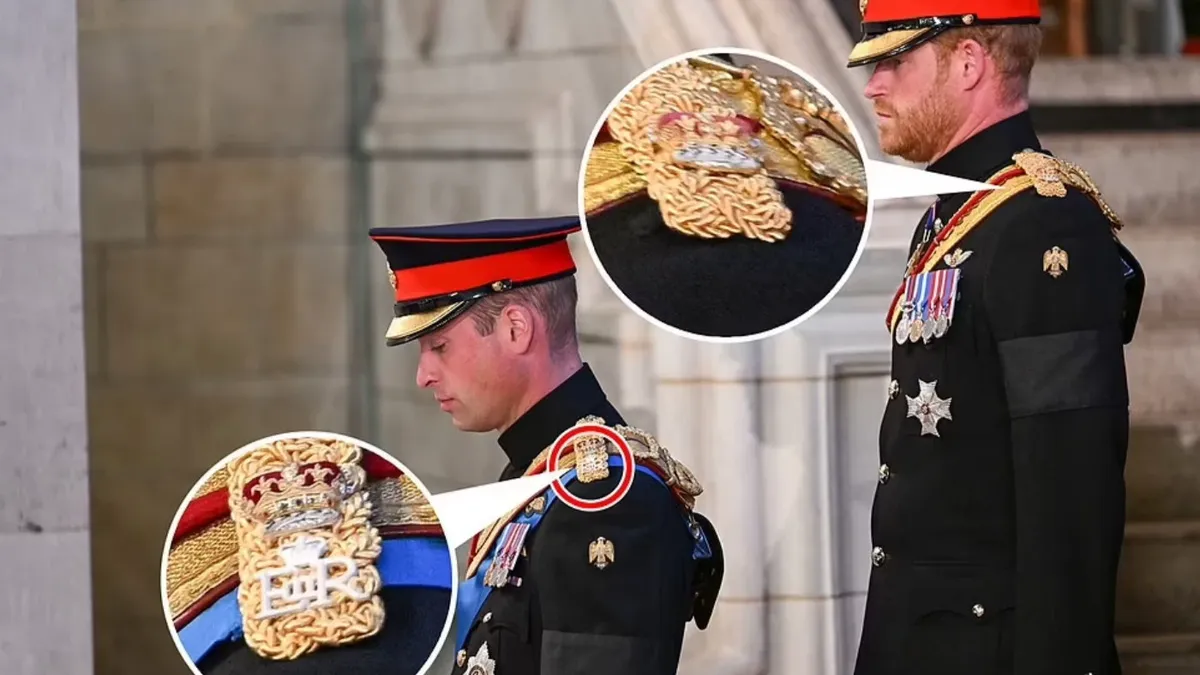 Унижение Гарри: инициалы королевы «ER» забрали с его военной формы, которую он носил во время бдения около гроба бабушки королевы Елизаветы II