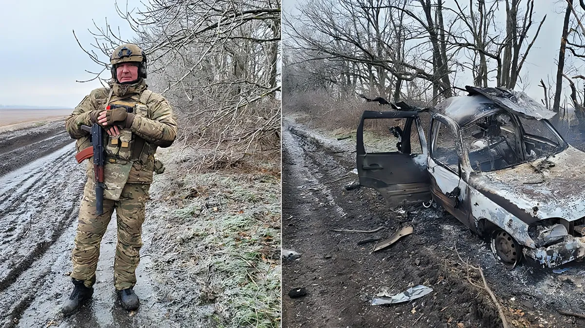 Как Дмитрий Рогозин попал под обстрел на СВО на Украине – автомобиль сгорел. Видео