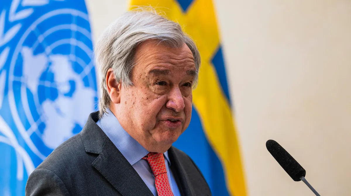 Генеральный секретарь ООН Антониу Гутерреш. Фото: Джонатан Накстранд/AFP/Getty Images