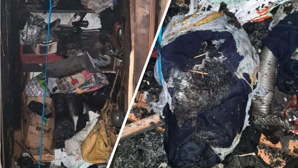 В Красноярском крае умер семилетний мальчик, который пожег вещи в кладовке. Среди скарба была бутылка с горючей смесью