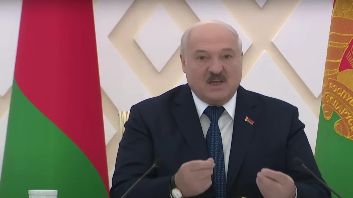 Фото: стоп-кадр из выступления Лукашенко