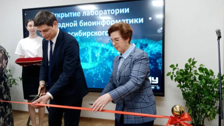 Открытие новой лаборатории прикладной биоинформатики Новосибиского ГАУ. Фото: nso.ru