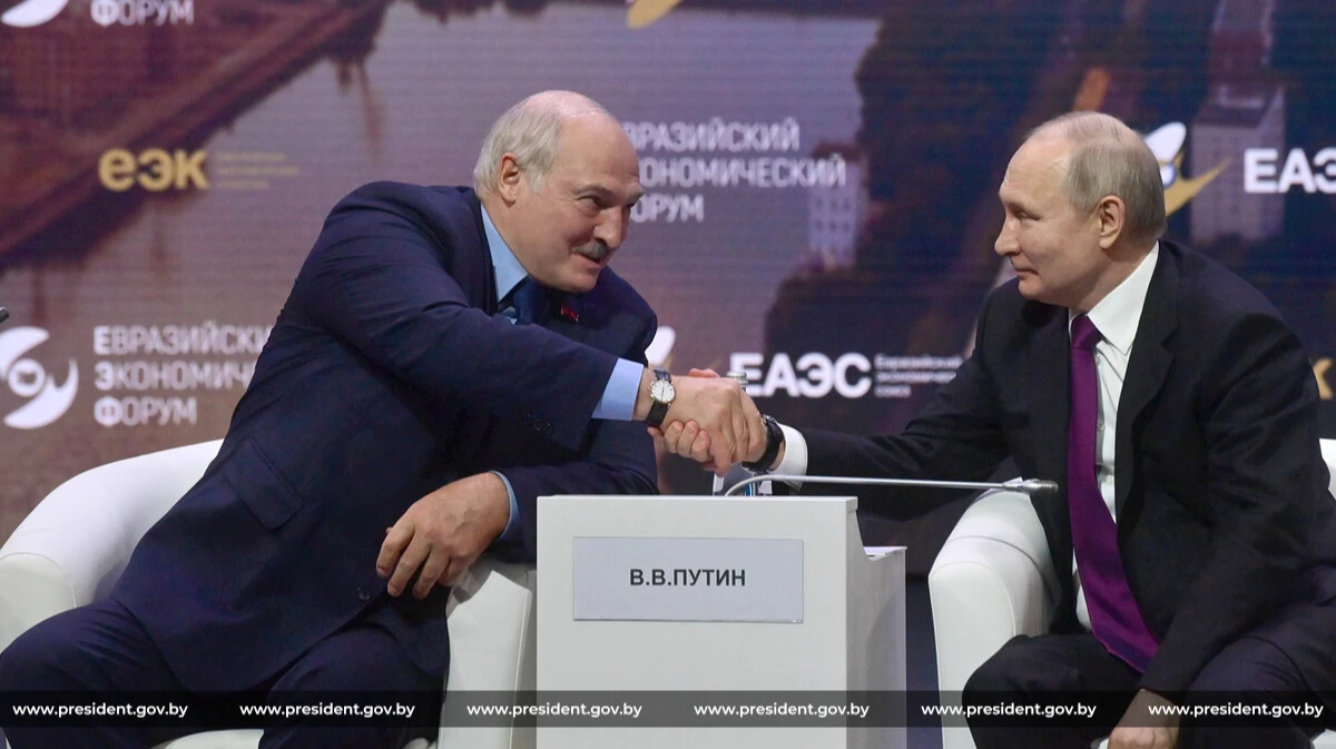 Владимир Путин и Александр Лукашенко. Фото: president.gov.by