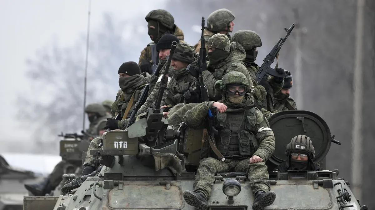  Британская разведка заявила, что российские войска готовятся к наступлению на Украине
