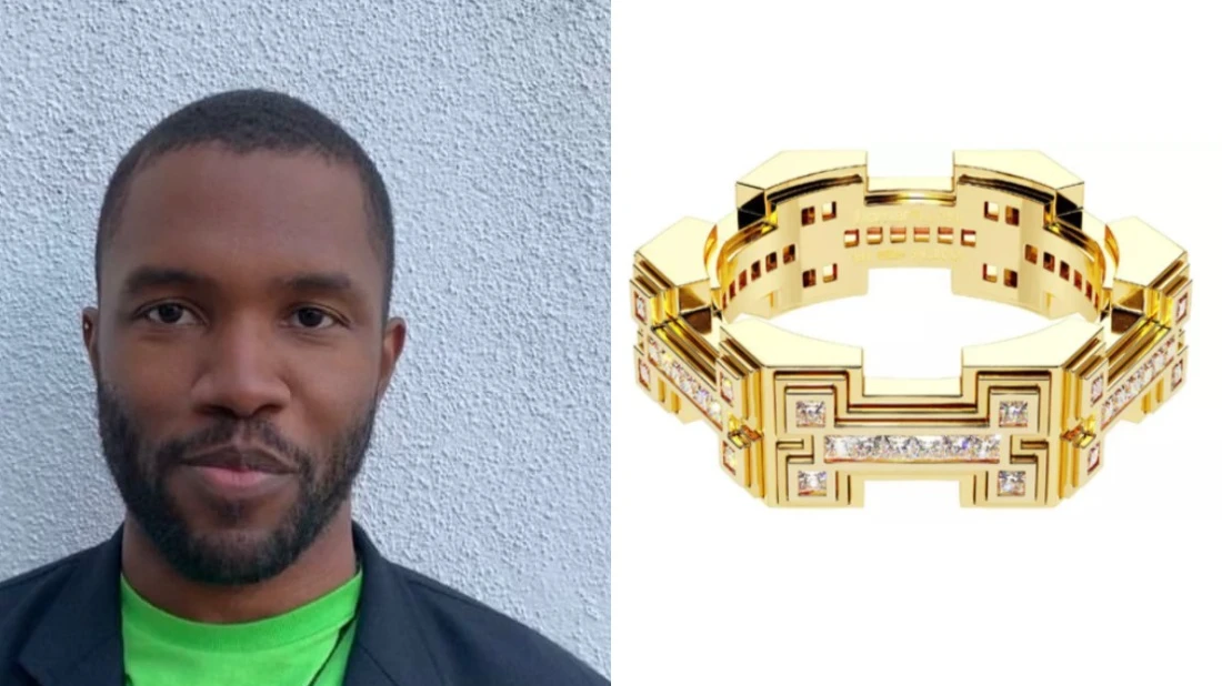 Рэпер Фрэнк Оушен выпустил золотое кольцо для пениса и обновку для секса за 25 тысяч долларов показал на своем члене