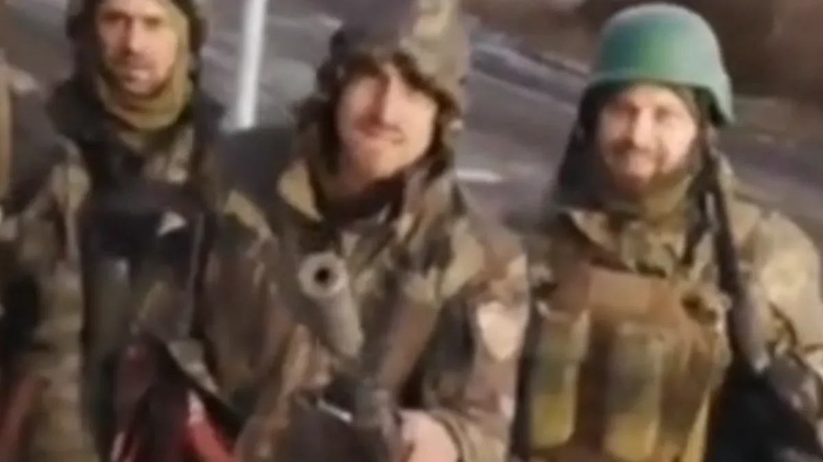 Украинские боевики. Фото: стоп-кадр с видео