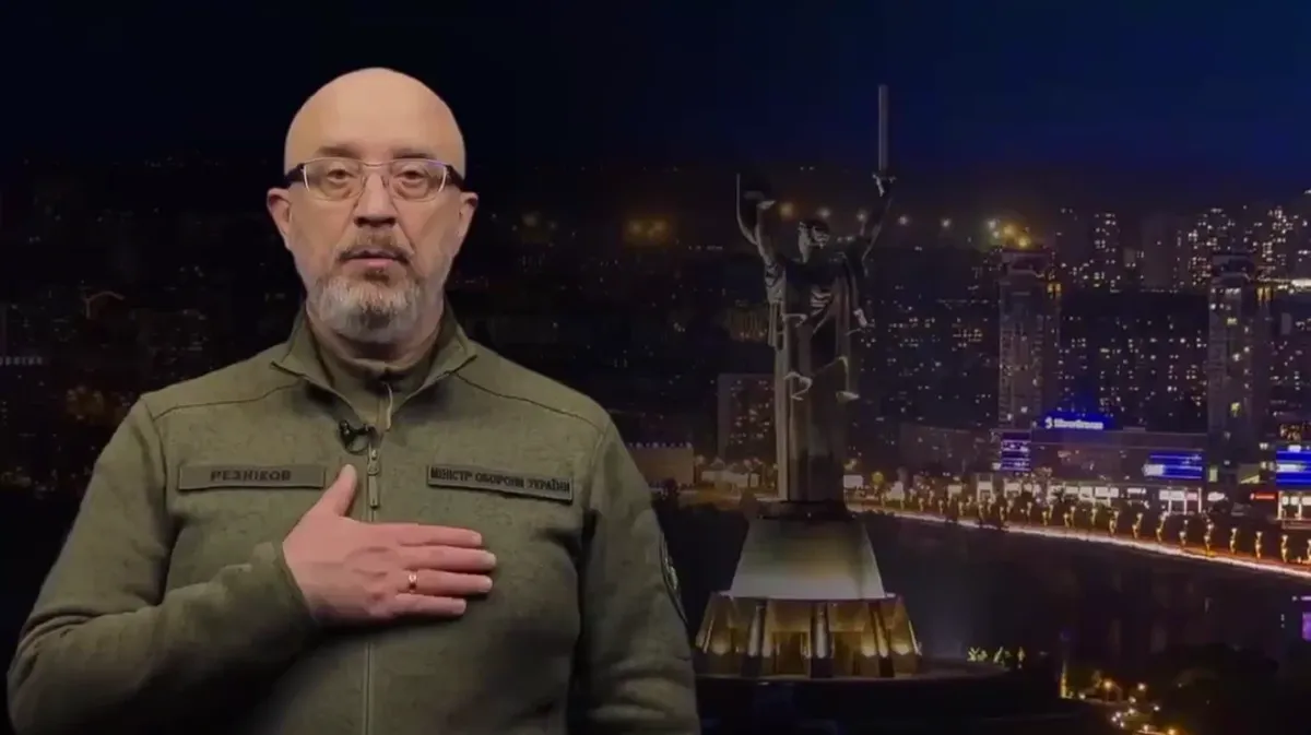 Алексей Резников. Фото: кадр из видео/министерство обороны Украины