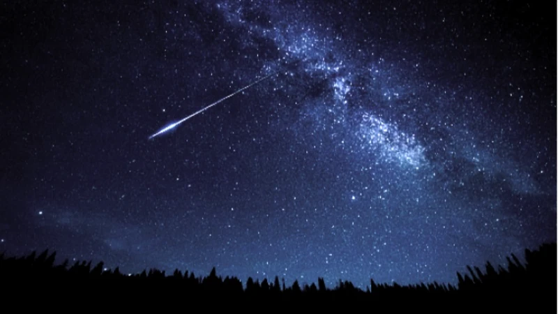 Наблюдать падение горящих метеоров можно будет только один час. Фото: Pixabay.com