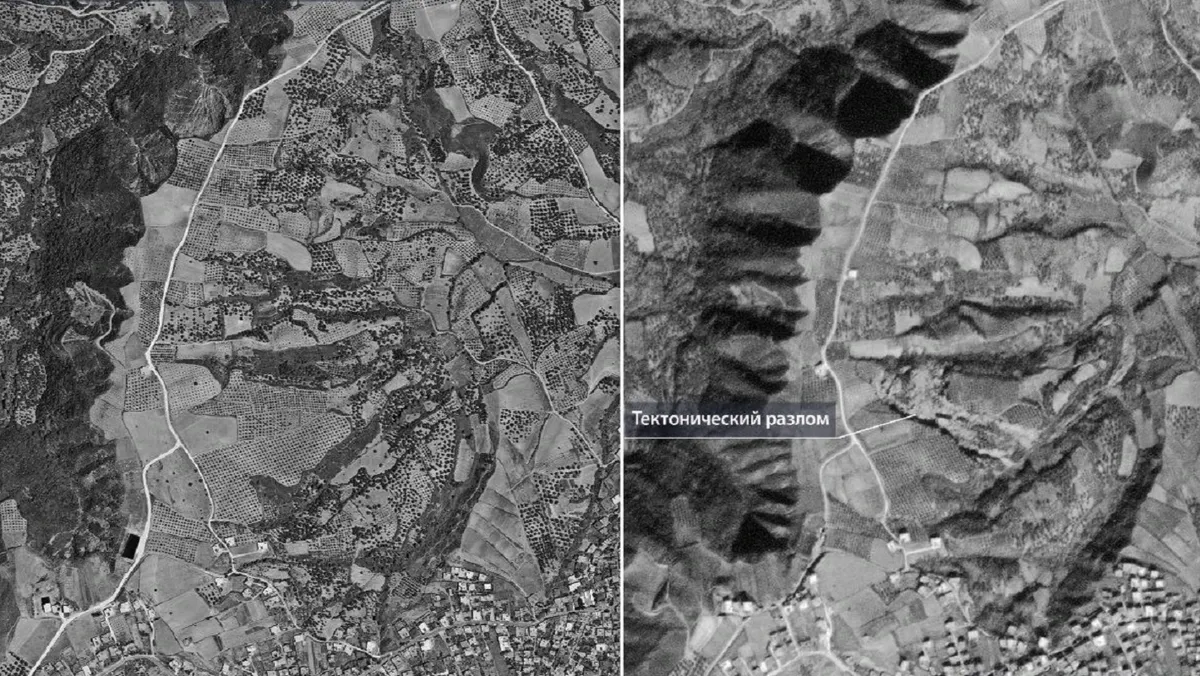 «Роскосмос» опубликовал фото разлома после землетрясения в Турции – погибли свыше 28 тысяч человек