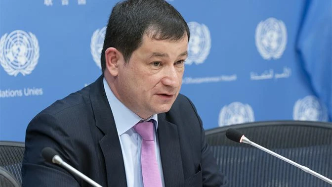 Первый заместитель российского постпреда при ООН Дмитрий Полянский, источник: vk.com