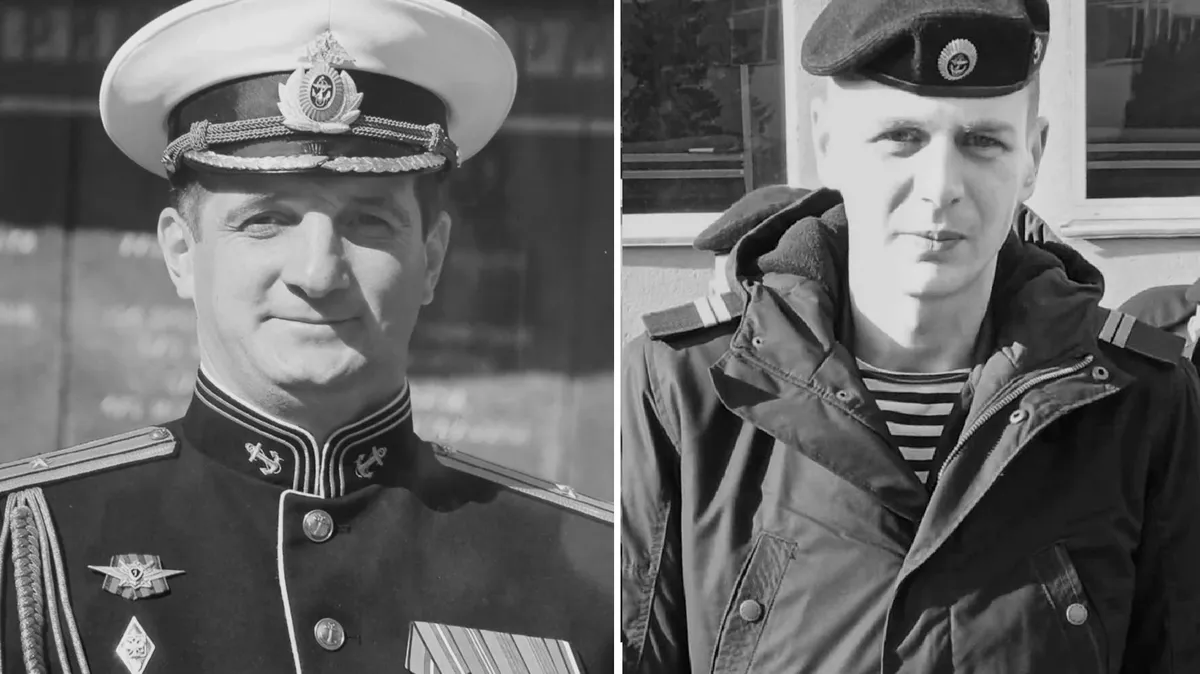 Капитаном 3 ранга Роман Пасынков и младший сержант Геннади1 Павлов погибли на Украине. Фото: телеграм-канал Леонида Развозжаева 