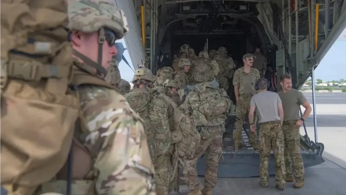 Солдаты армии США, прикомандированные к Силам реагирования Восточной Африки (EARF) 101-й воздушно-десантной дивизии. Фото:  REUTERS