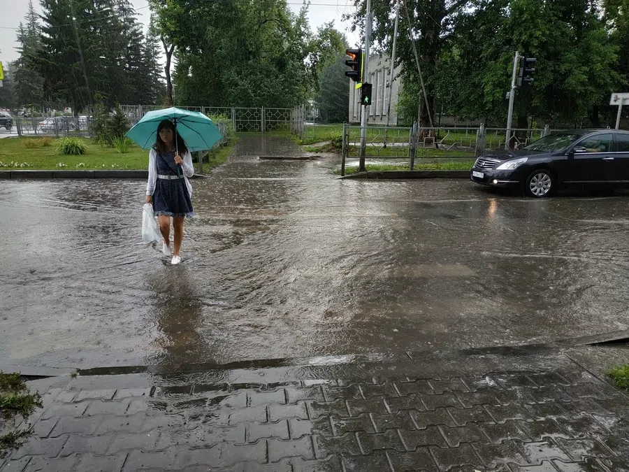 Затяжные дожди не покидают Бердск