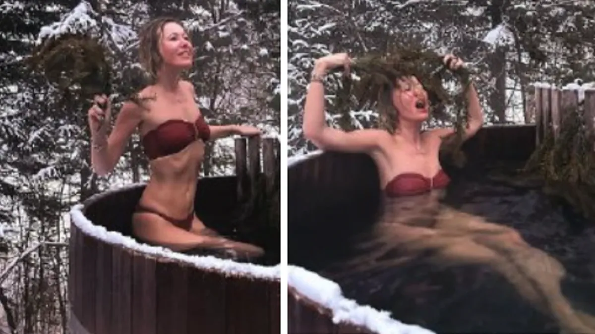 Ксения Собчак опубликовала откровенные снимки в бикини с отдыха в Горном Алтае