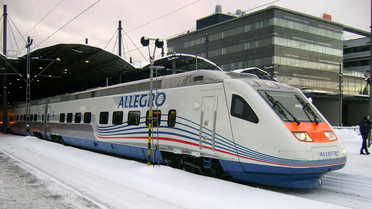 Поезд Allegro прекращает курсировать между Хельсинки и Санкт-Петербургом с 28 марта