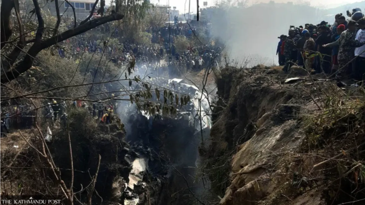 В Непале на борту рухнувшего самолета Yeti Airlines среди 68 пассажиров летели четверо россиян – видео падения лайнера