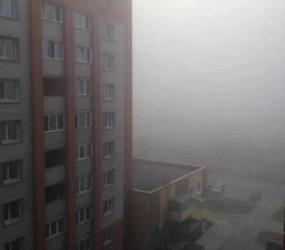 Туман в Бердске: завораживающее зрелище и еще одна опасность для автомобилистов