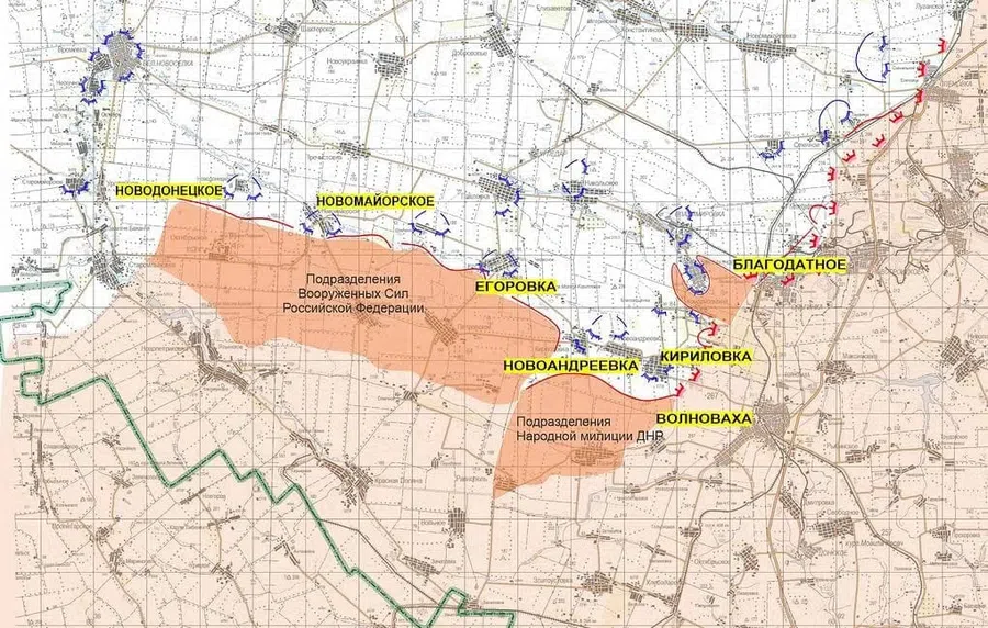 В Минобороны опубликовало карту контролируемых российской армией районов Украины