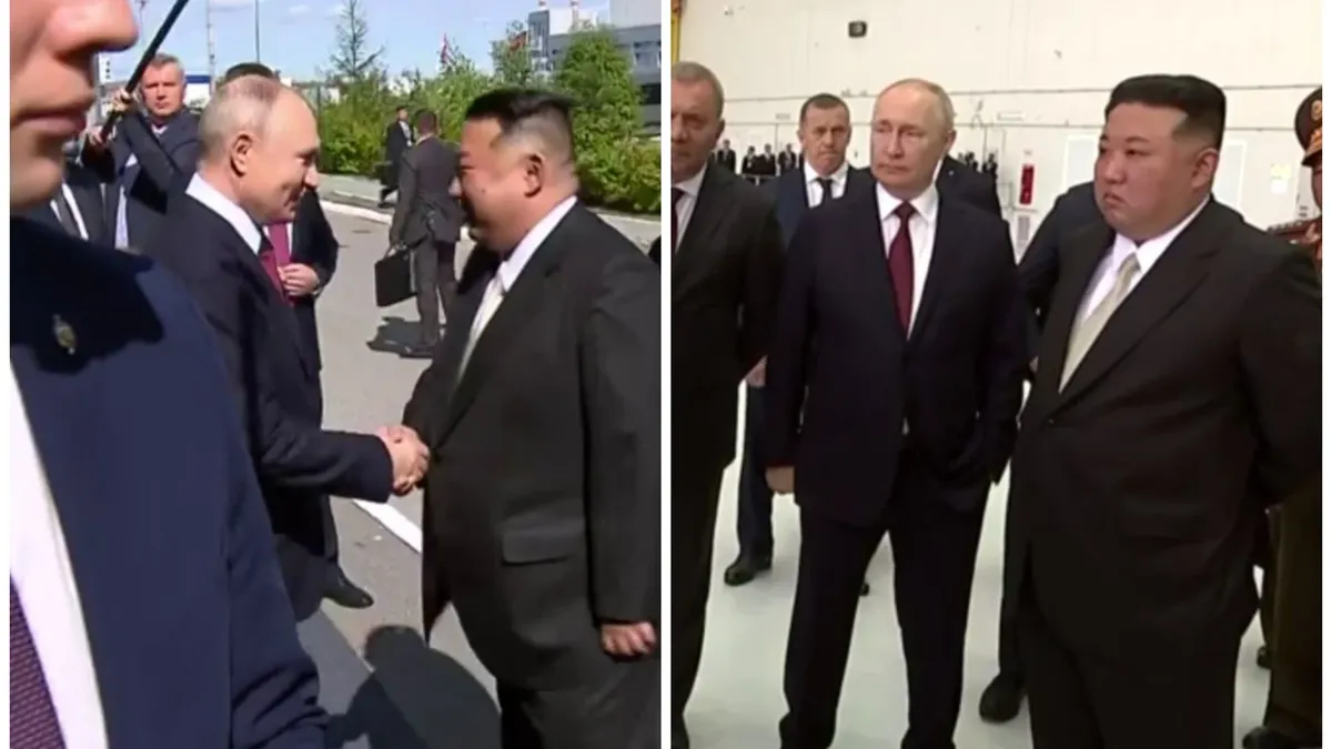 Владимир Путин и Ким Чен Ын встретились на космодроме Восточный — фото и приветствия лидеров ядерных держав