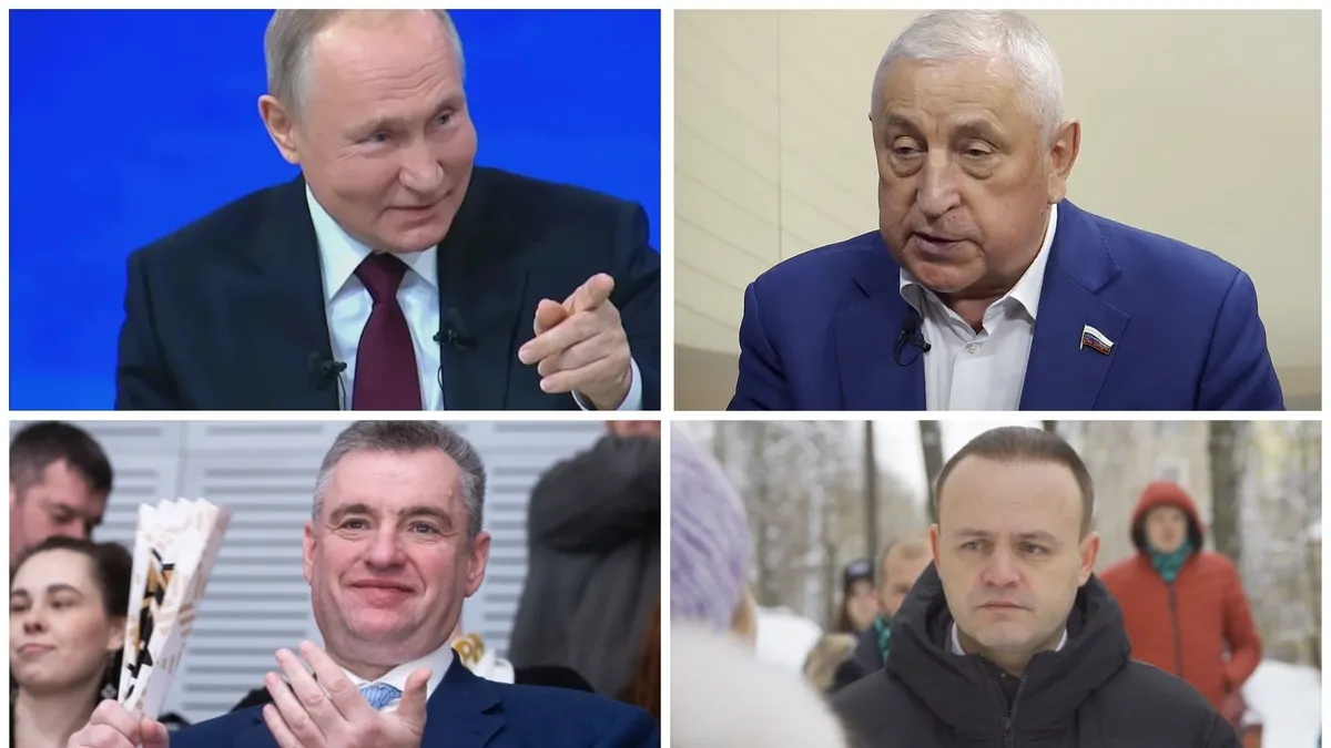 Кандидаты на пост президента России. Фото: кадры из видео
