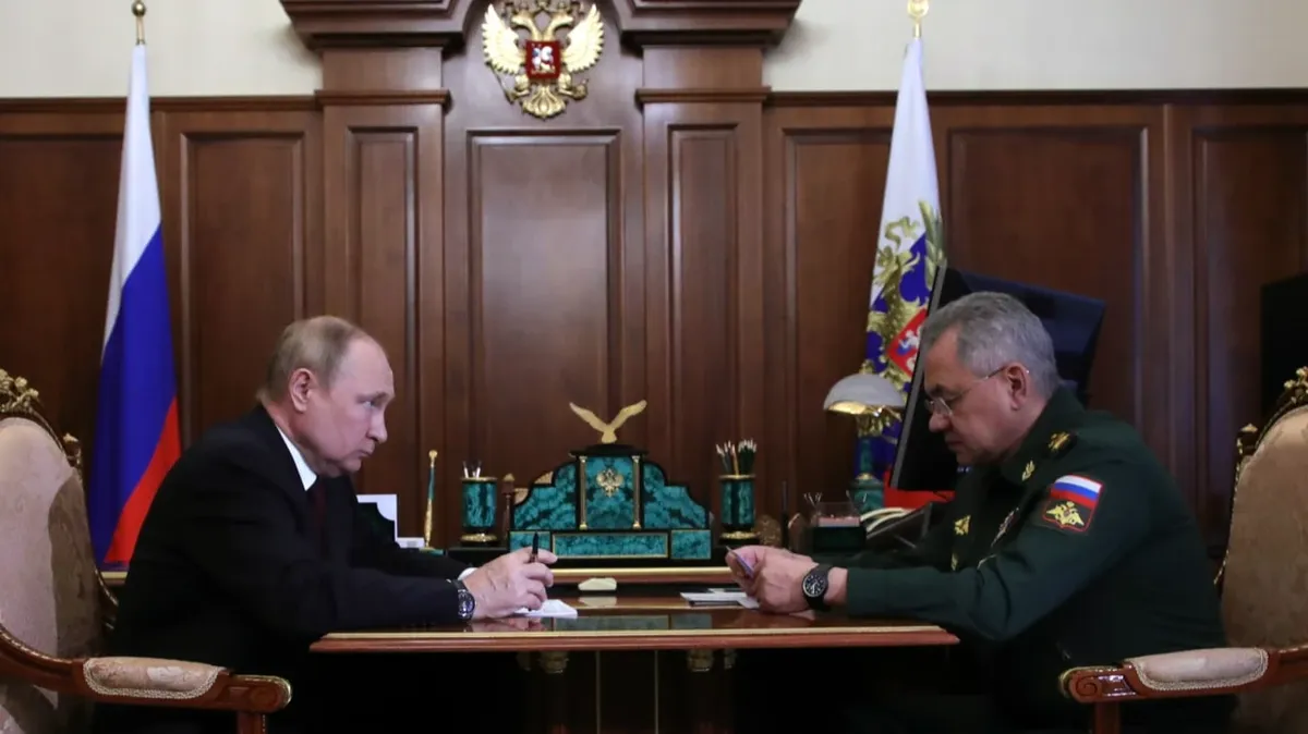 Шойгу доложил Путину, что потери украинской армии превысили 5 тысяч человек за две недели