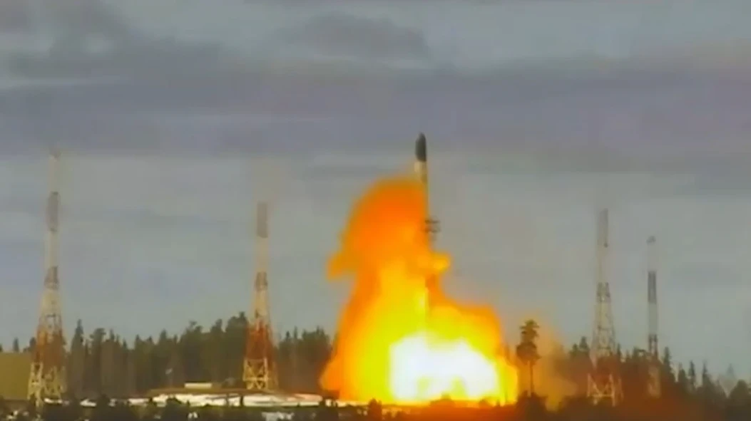 Запуск «Сармата» показал Роскосмос. Фото: скриншот видео Роскосмоса