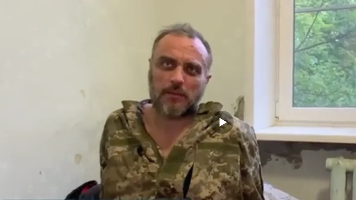 Сдавшийся в плен боец ВСУ рассказал о методах наказания за провинности на «Азовстали». Фото: стоп-кадр ТРК «Звезда»