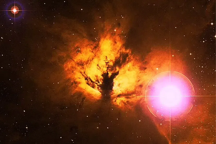 «Камин» Ориона: Европейская обсерватория опубликовала захватывающее изображение «фейерверка» огненной туманности