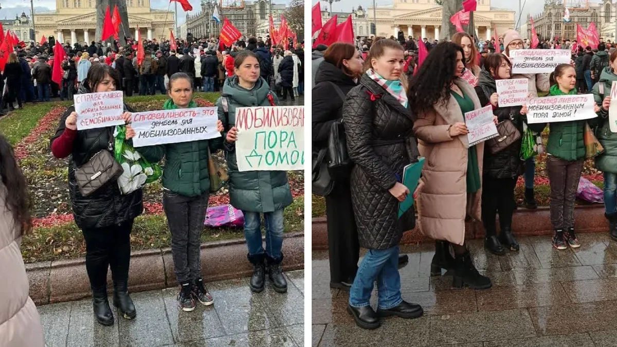19 ноября пройдет всероссийская акция жён мобилизованных: «Верните бойцов домой»