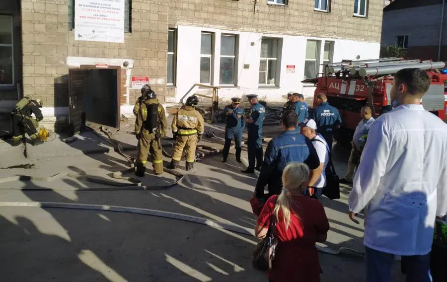 После пожара в поликлинике прокуратура проверит безопасность в Бердской ЦГБ