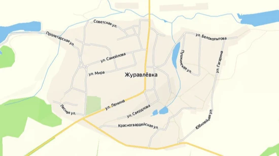 Расположение села на Яндекс.Картах
