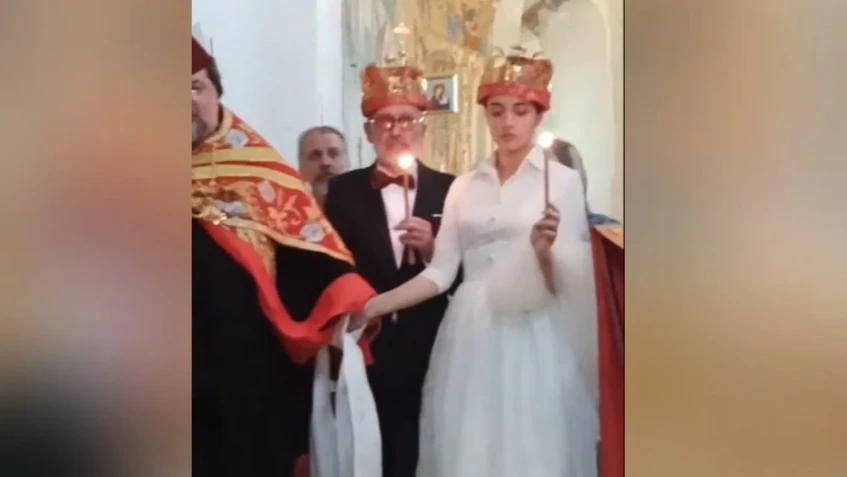 Александр Гордон обвенчался с 20-летней Софией Каландадзе: это его пятый брак за 58 лет