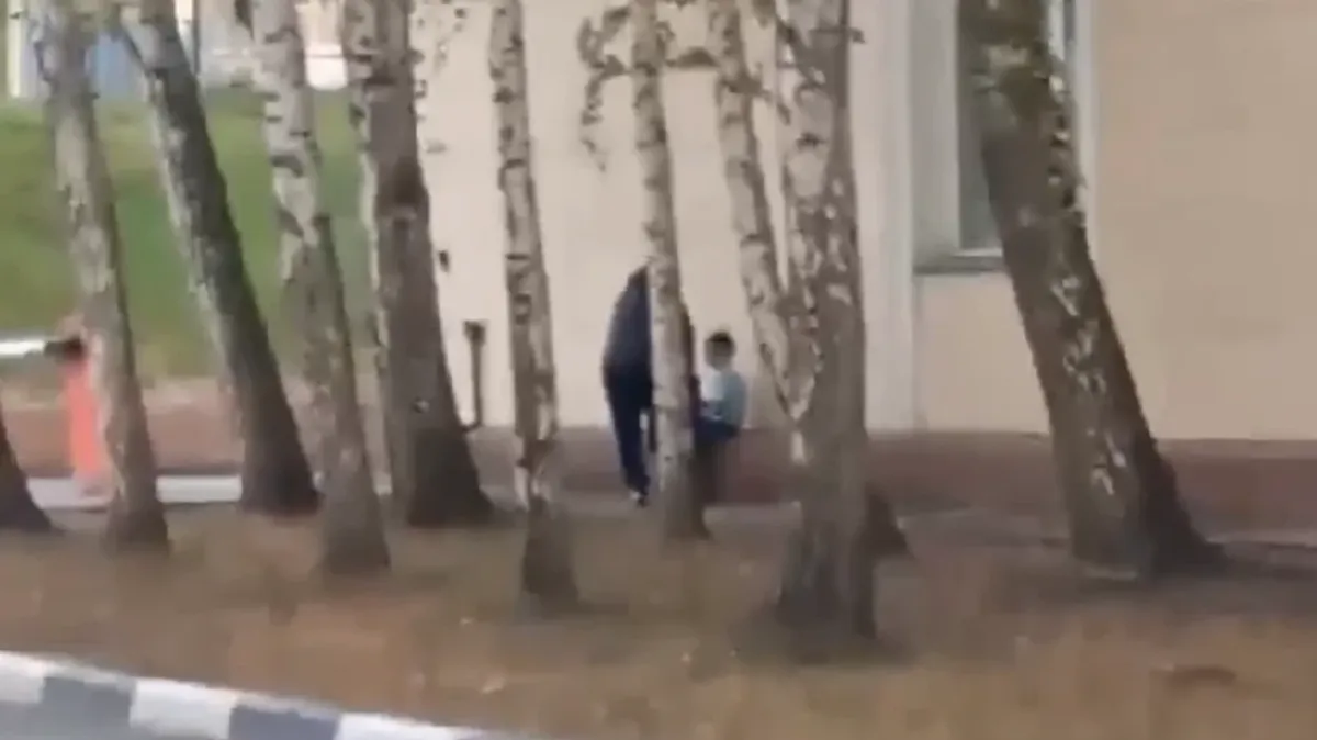 Стоп-кадр из видео. Инцидент Новосибирск / Telegram