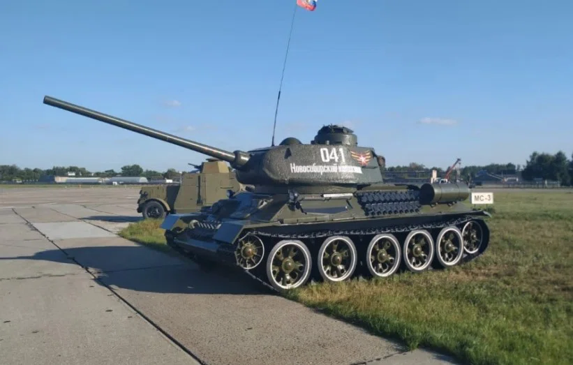 Легендарный танк Т-34 покажут в Новосибирске на форуме "Армия-2021"