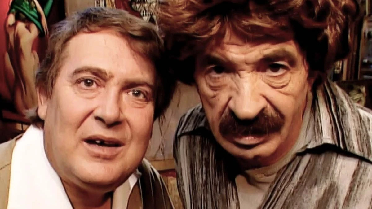 Илья Олейников и Юрий Стоянов. Фото: кадр из передачи