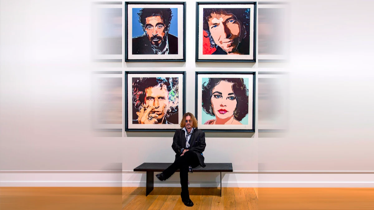 Джонни Депп заработал более 3,6 миллиона долларов за несколько часов на продаже репродукций - актер сам нарисовал Боба Дилана, Элизабет Тейлор, Аль Пачино и Кита Ричардса