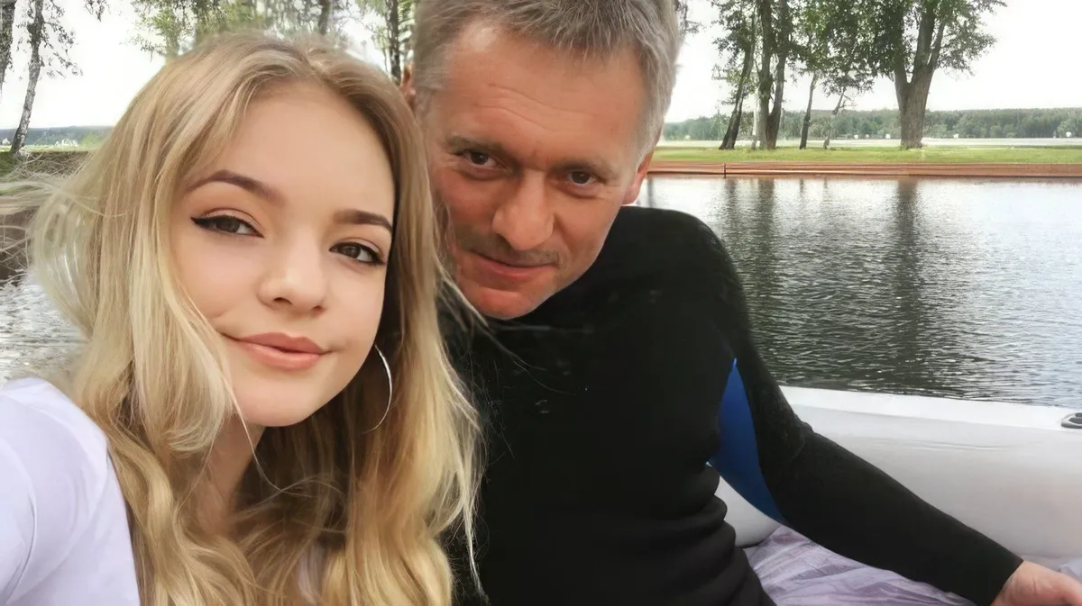 Дмитрий Песков с дочерью. Фото: социальные сети