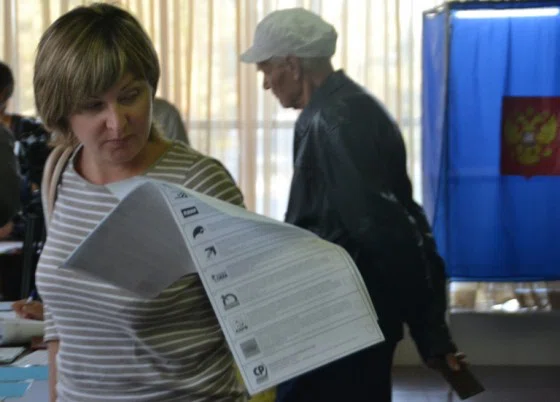 Первые проголосовавшие в Бердске