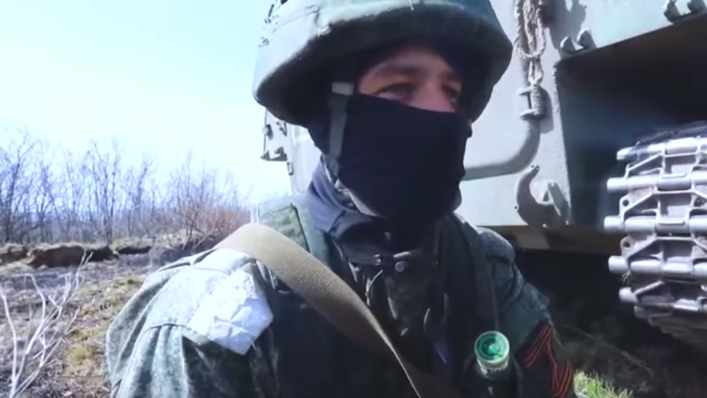 Российские военные на Украине мужественно исполняют свой долг. Фото: стоп-кадр с видео Минобороны РФ