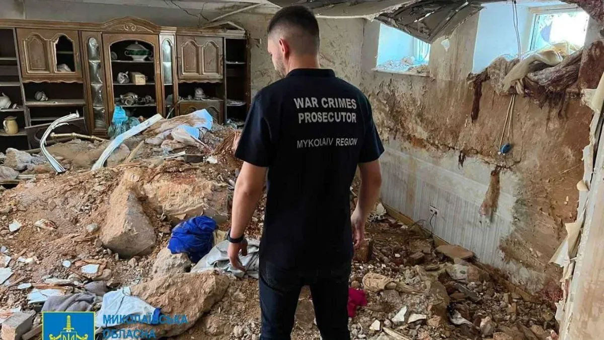 Генпрокуратура Украины показала снимки разрушенного дома погибшего в обстреле в Николаеве олигарха Алексея Вадатурского