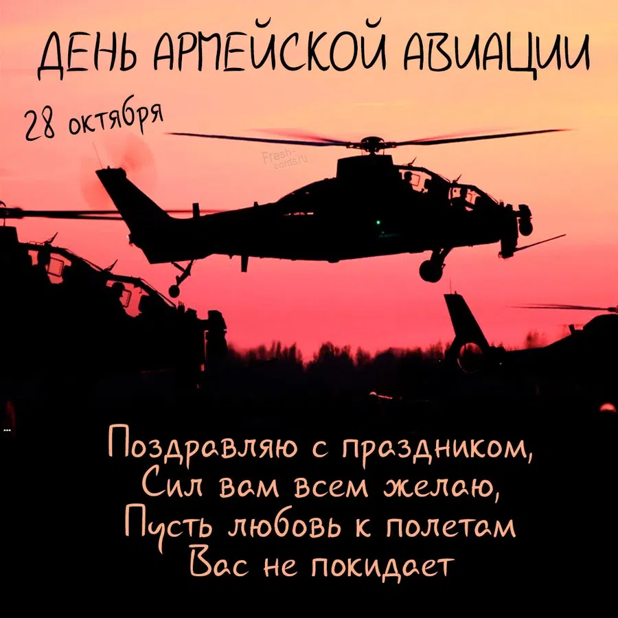 Мужественные поздравления героям неба в День военного летчика 28 октября: отправь яркую открытку каждому защитнику Отечества