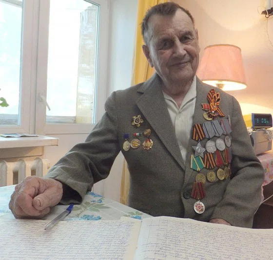 Фронтовик из Бердска Вячеслав Черноголовков записал воспоминания о своей жизни для потомков